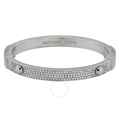 michael kors silver tone bracelet